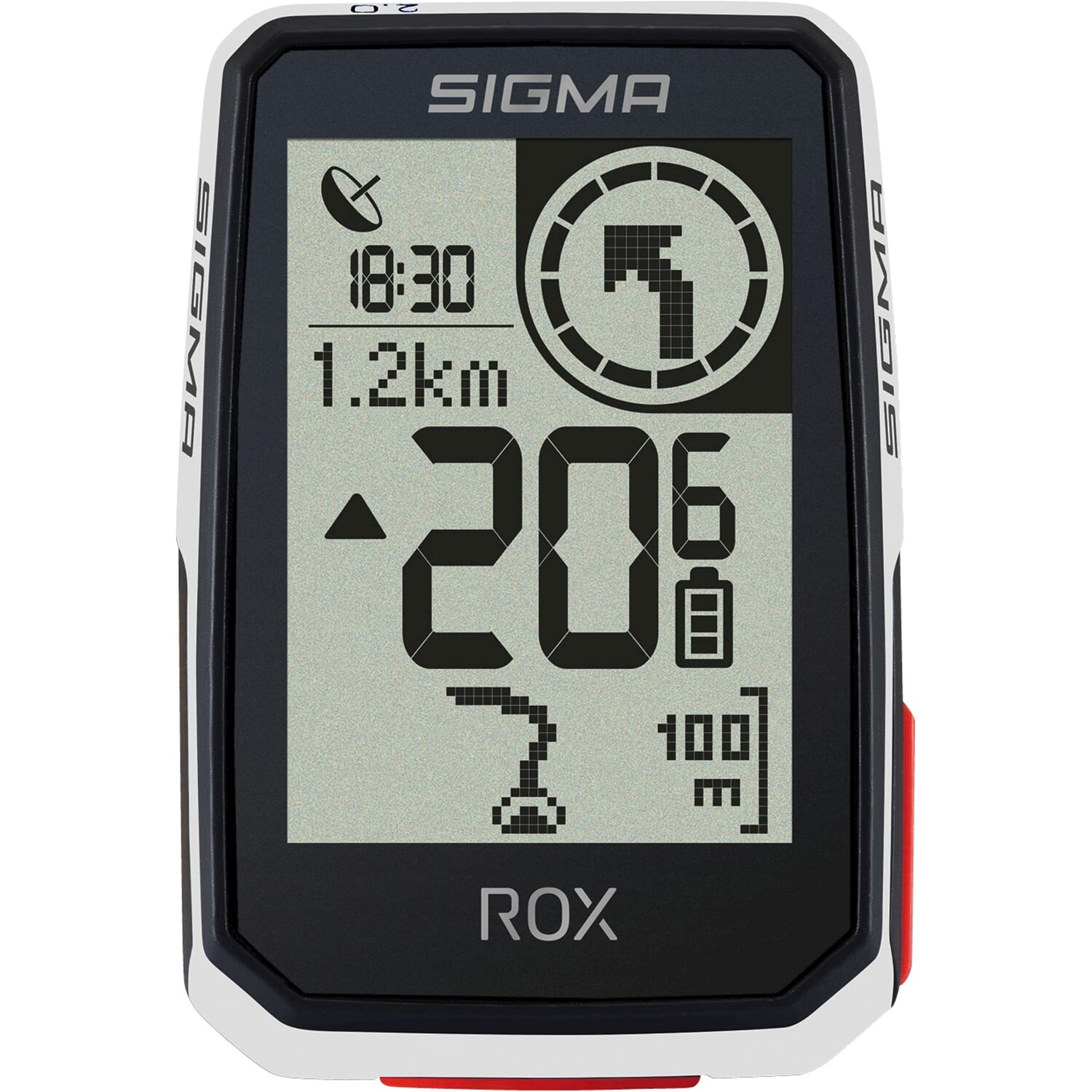 Sigma fietscomputer ROX 2.0 GPS White - AE-trading