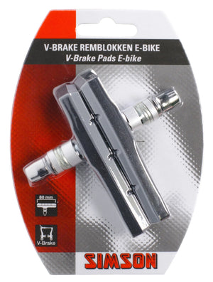 Simson remblokken E-bike V-brake 80mm - AE-trading