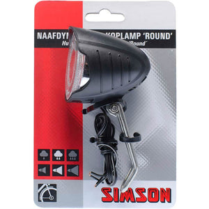 Simson koplamp Round aan/uit dynamo 7 lux - AE-trading