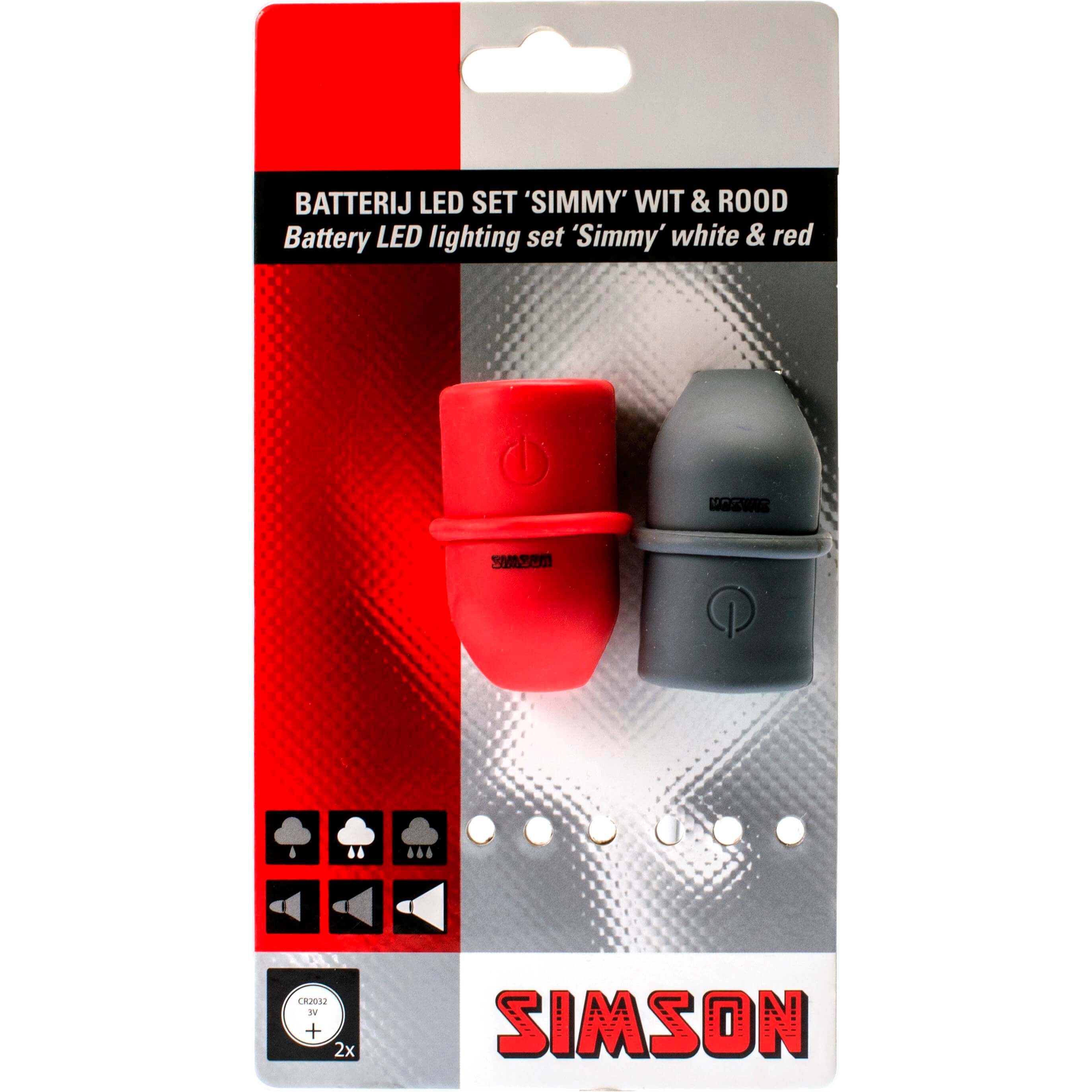 Simson verlichtingsset Simmy batterij - AE-trading