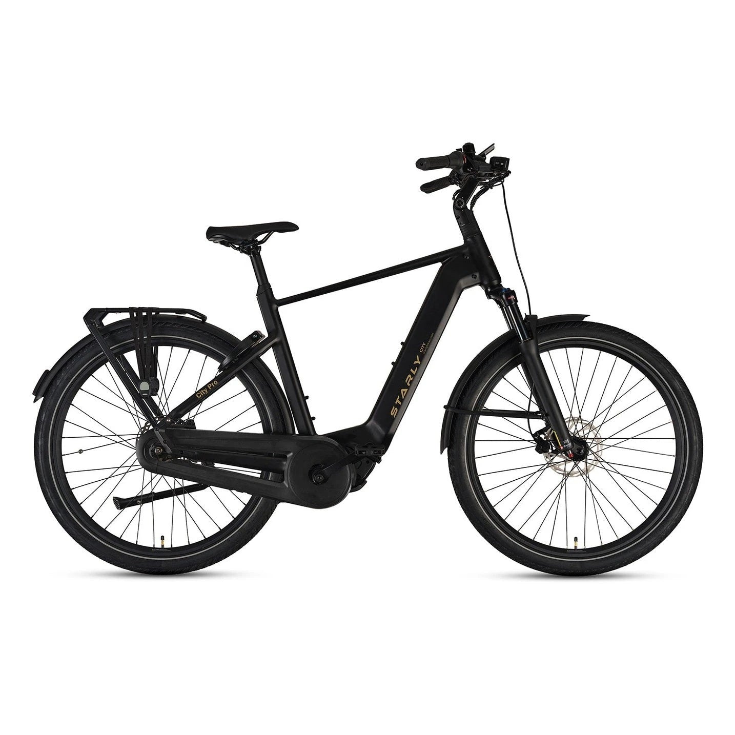Starly City Pro Diamant met Kettingkast – Lava Black - 55 cm - AE-trading