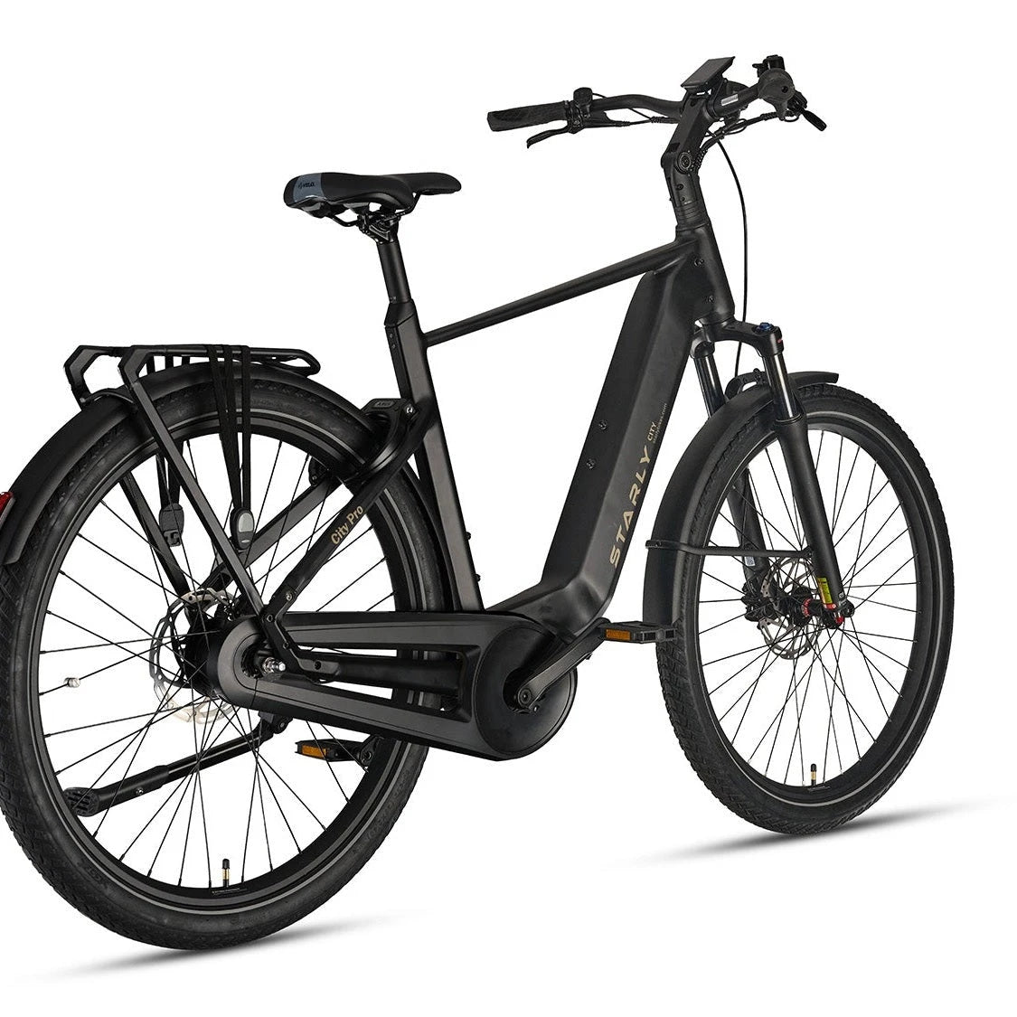 Starly City Pro Diamant met Kettingkast – Lava Black - 55 cm - AE-trading