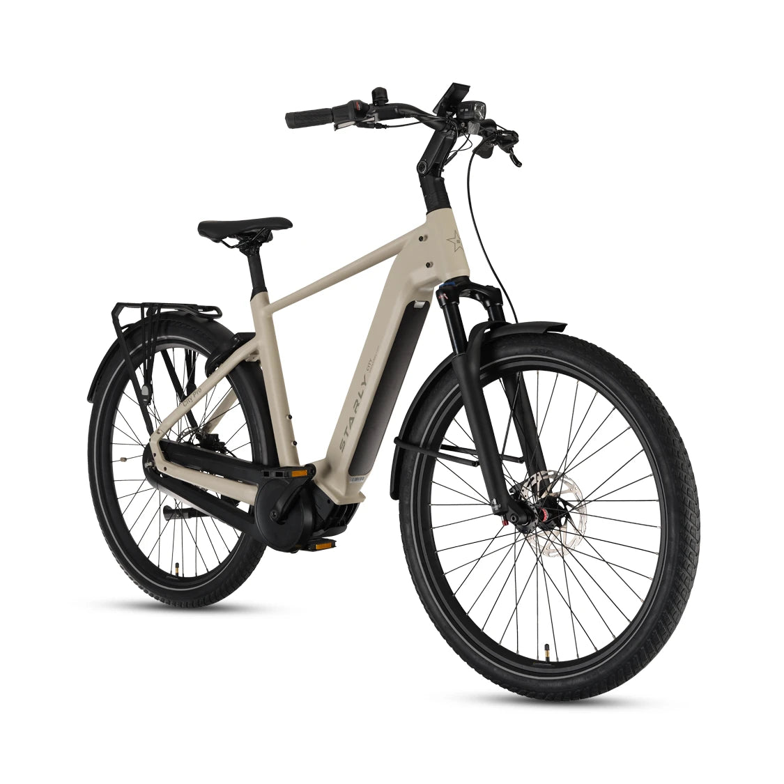Starly City Pro Diamant met Kettingkast – Mountain Grey - 55 cm - AE-trading
