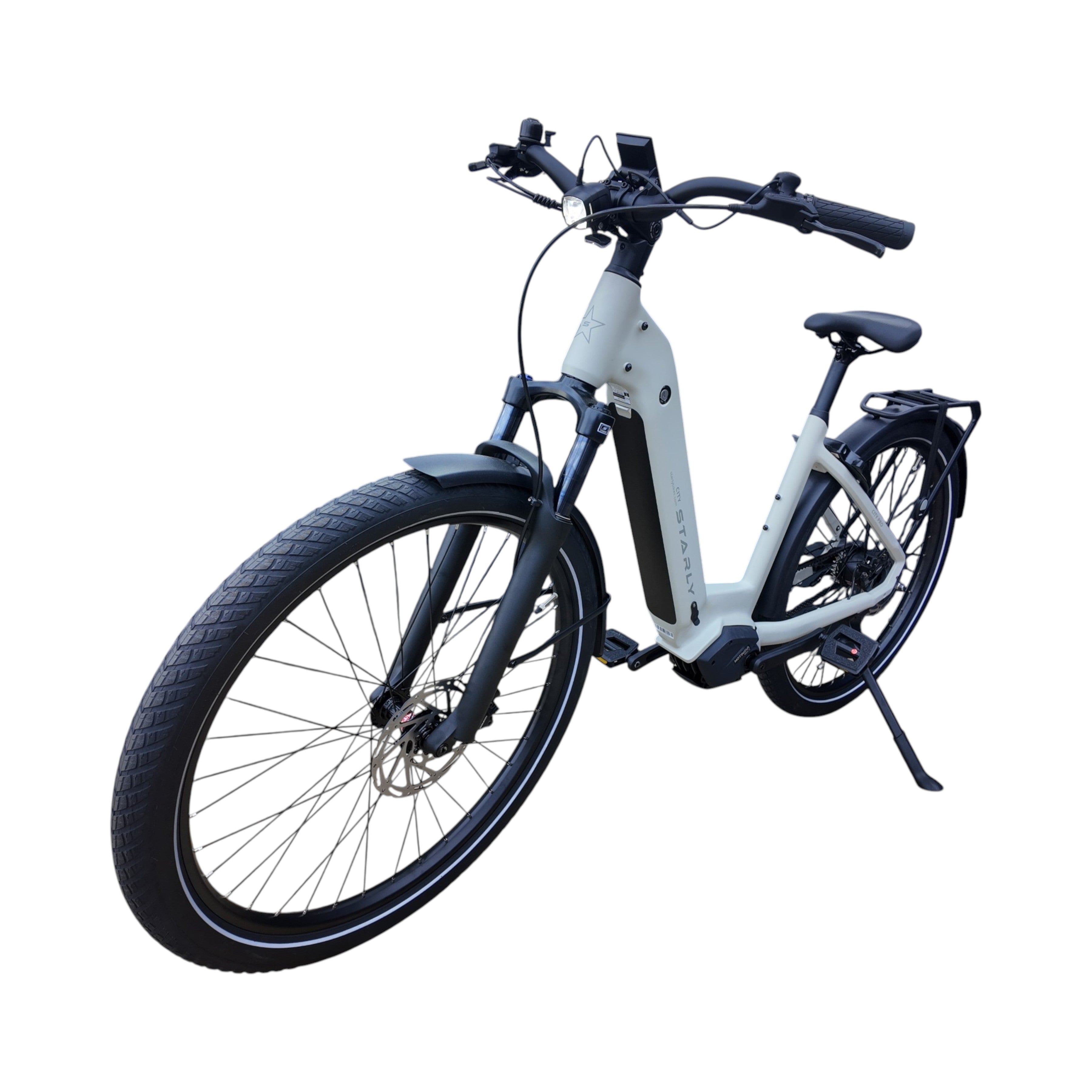 Starly City Pro Wave Gates Elektrische Fiets - Mountain Grey - 45cm - AE-trading
