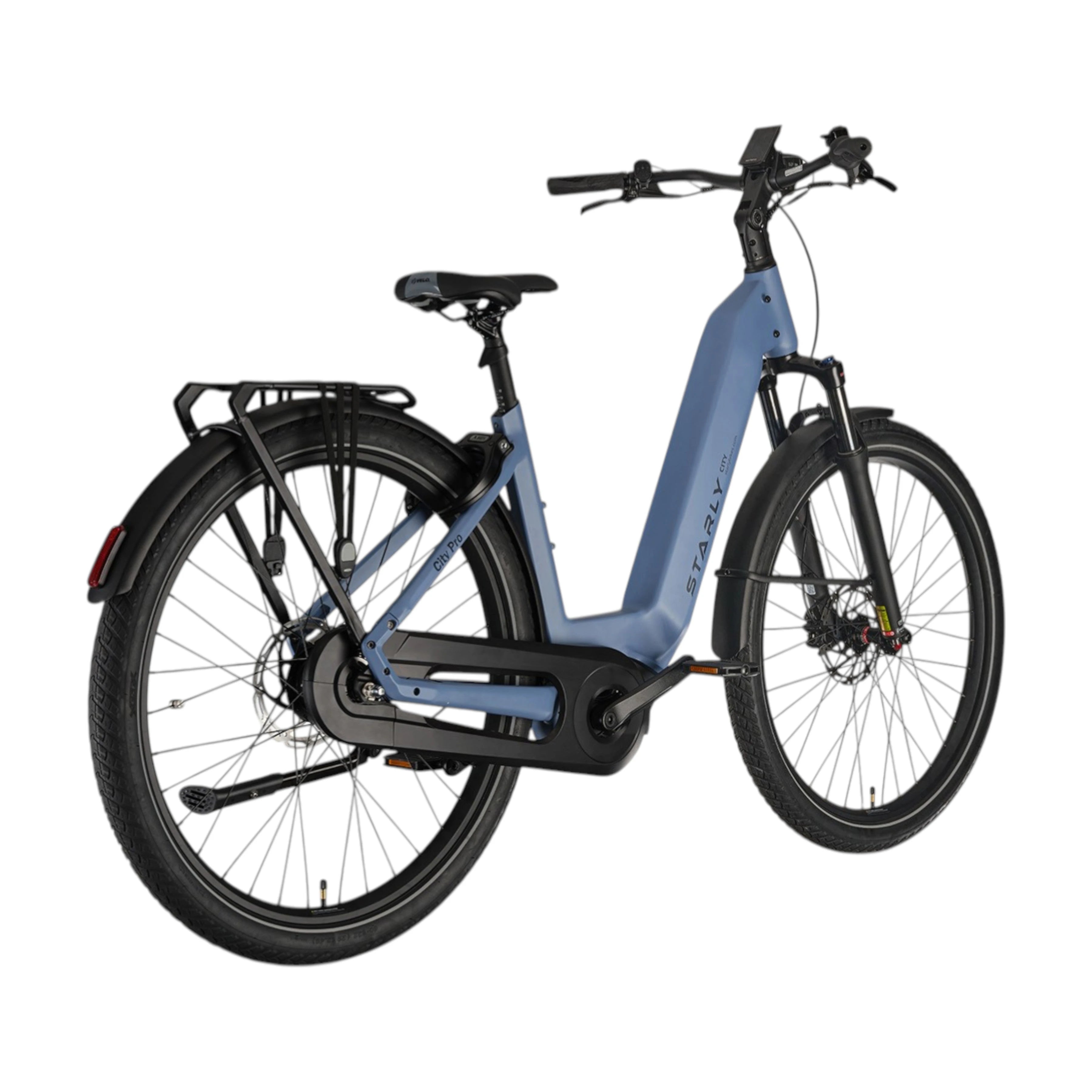 Starly City Pro Wave met Kettingkast - Steel Blue - 55cm - AE-trading