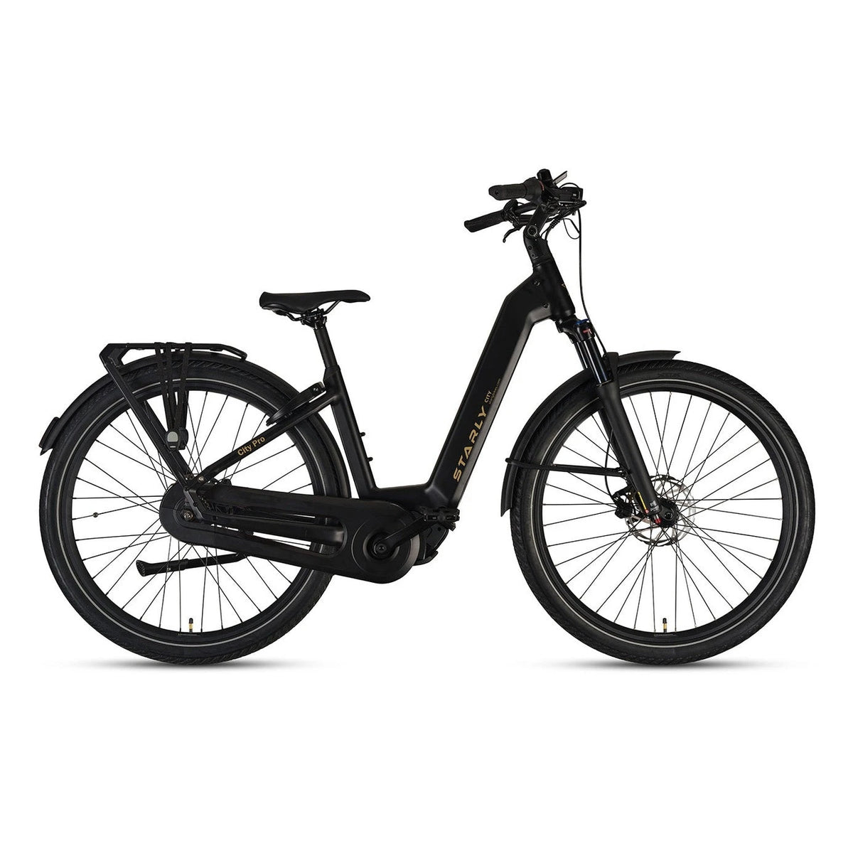 Starly city Pro Wave met Kettingkast Elektrische Fiets - Lava Black - 55cm - AE-trading