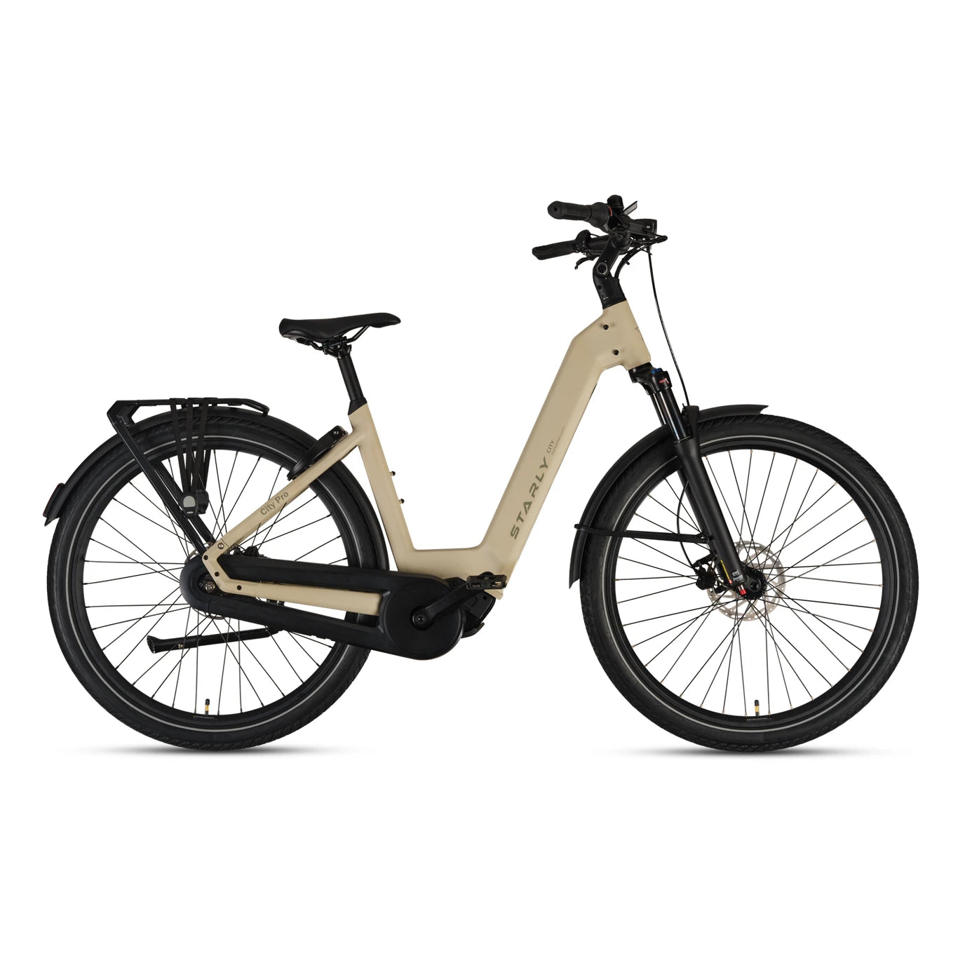 Starly city Pro Wave met Kettingkast - Mountain Grey - 45cm - AE-trading