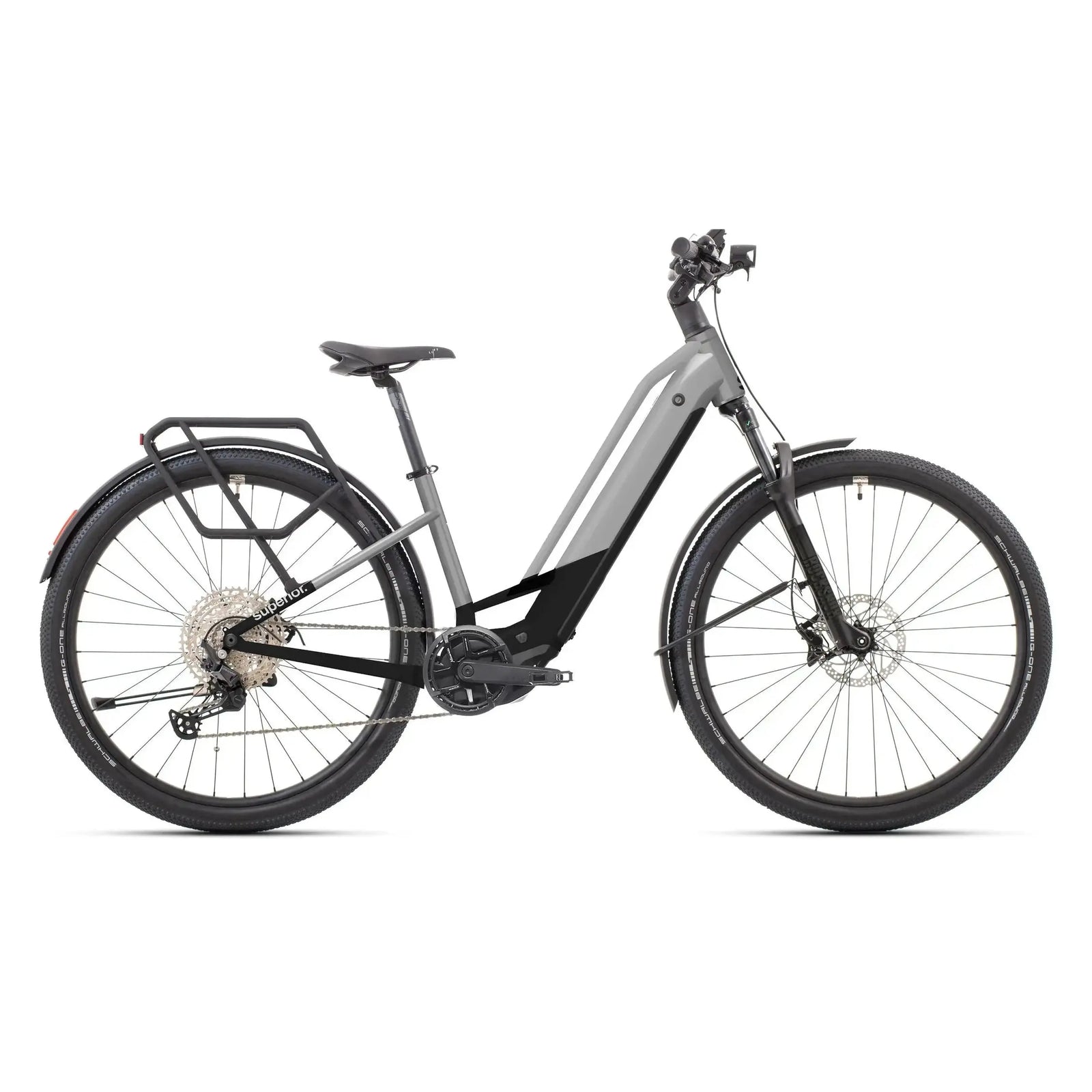 Superior eBlox 6.5 - Matte Dark Chrome / Black - 44cm - Lage Instap - AE-trading