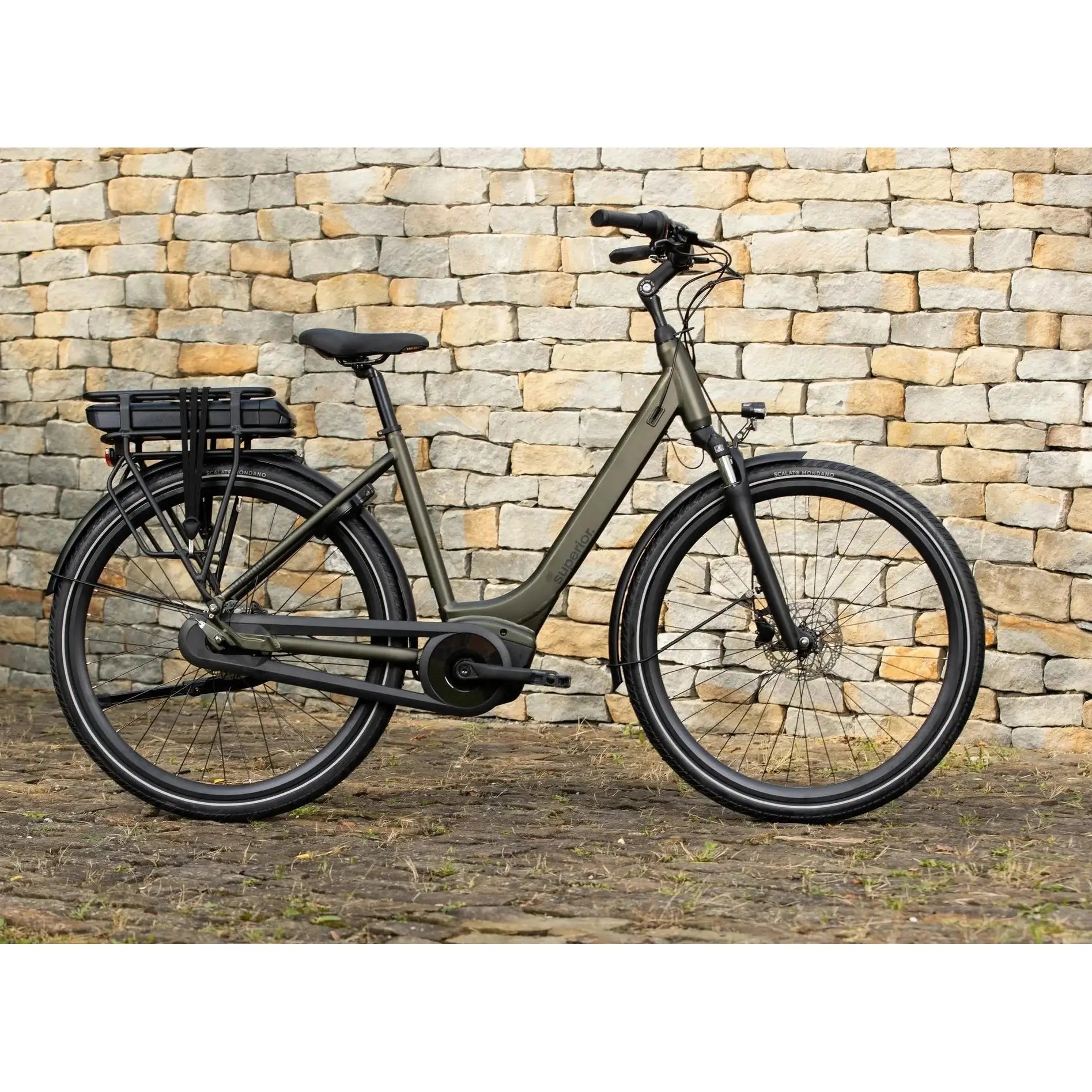 Superior eMove 6.3 - Matte Dark Green - 50cm - Lage Instap - AE-trading