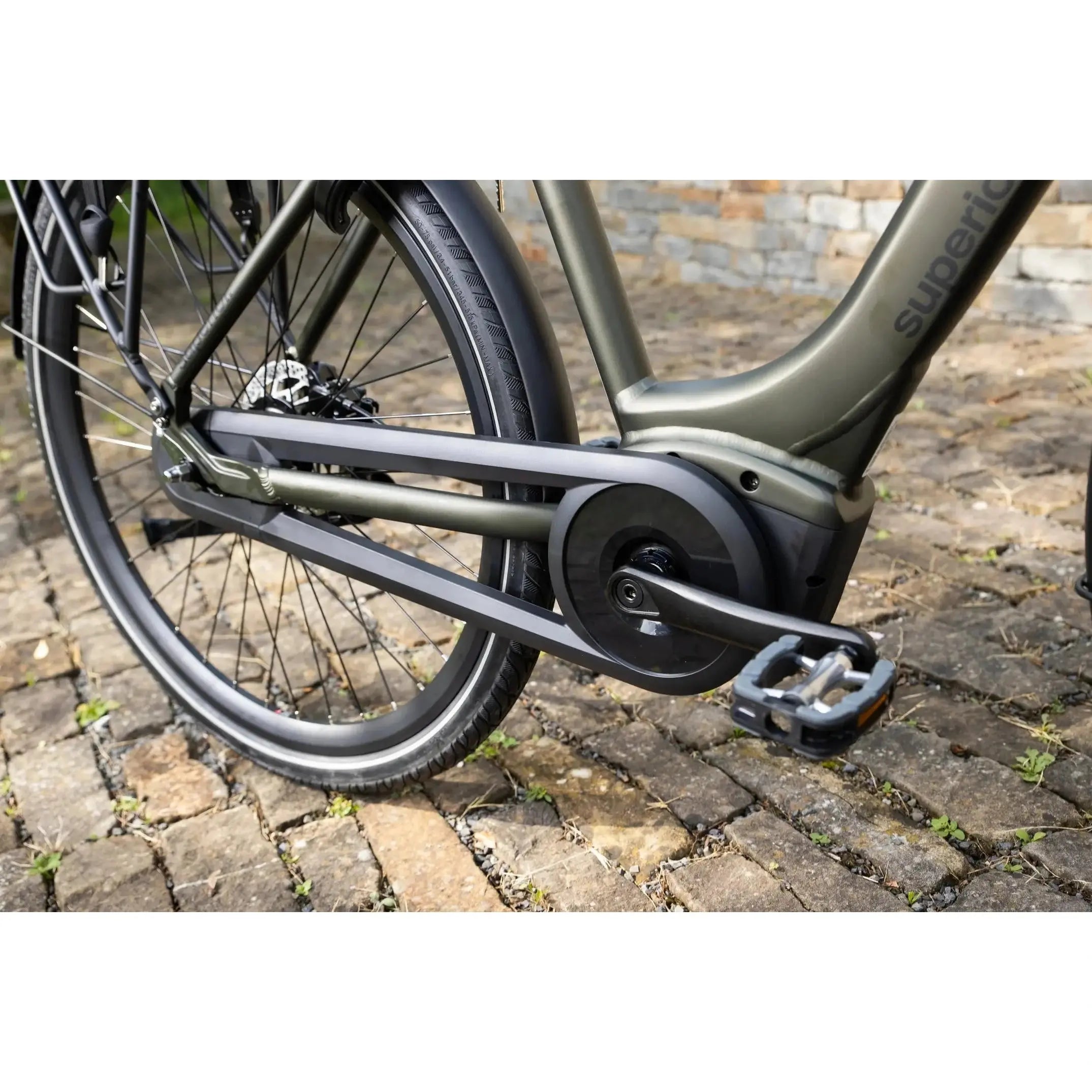 Superior eMove 6.3 - Matte Dark Green - 50cm - Lage Instap - AE-trading