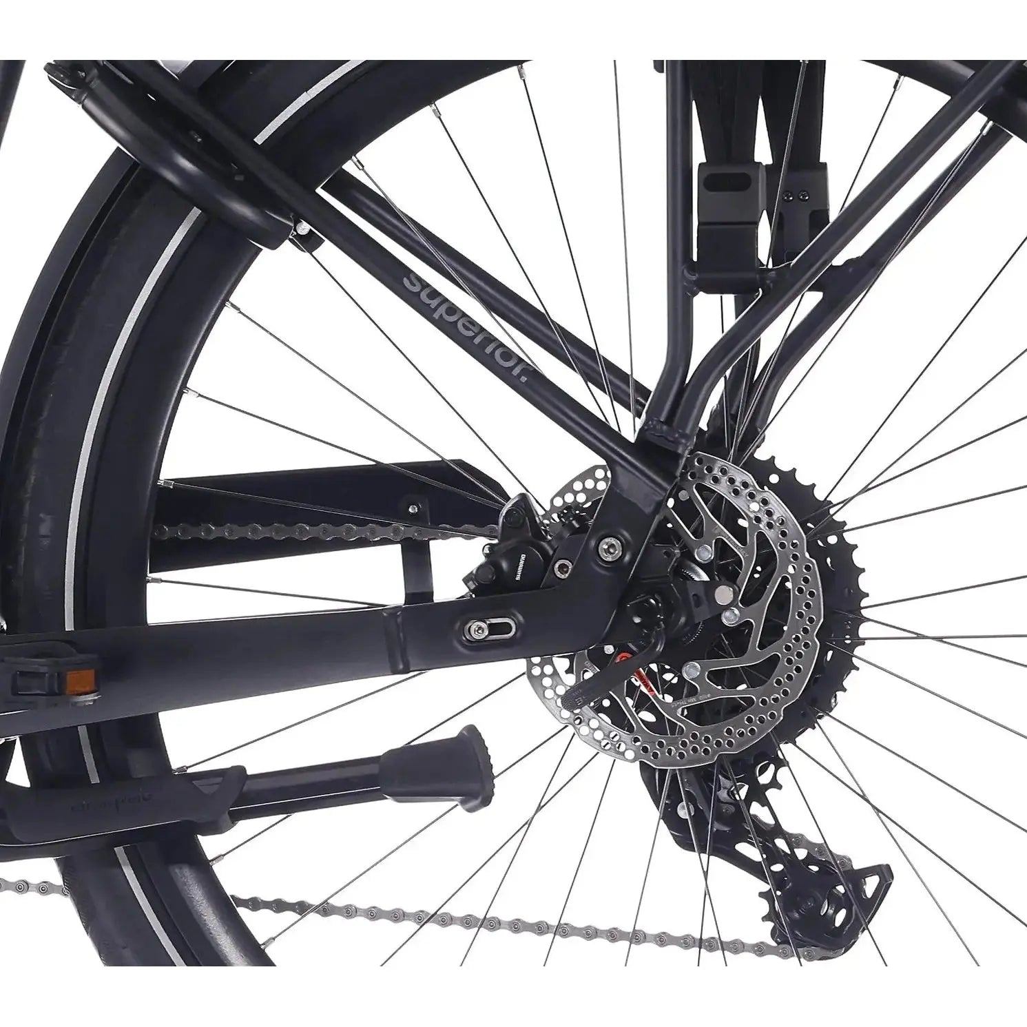 Superior eWay 6.4 - Matte Black - 54cm - Lage Instap - AE-trading