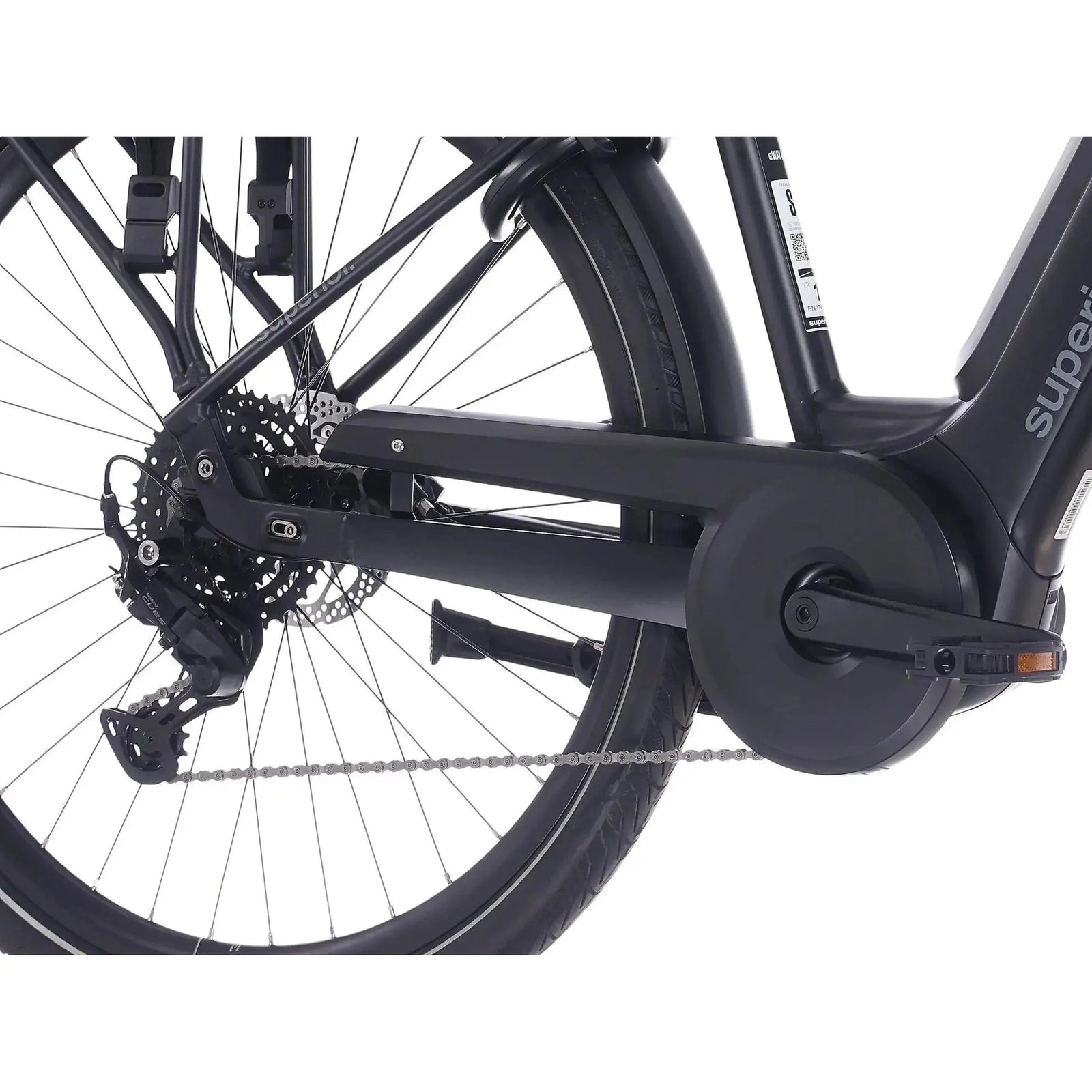 Superior eWay 6.4 - Matte Black - 54cm - Lage Instap - AE-trading