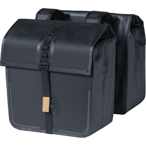 Basil fietstas dubbel Urban dry black 50L - AE-trading