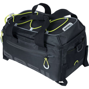 Basil dragertas Miles trunkbag zwart lime 7L - AE-trading