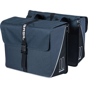 Basil fietstas dubbel Forte blue black 35L - AE-trading