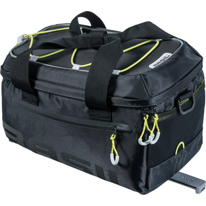 Basil dragertas Miles trunkbag zwart lime MIK 7L - AE-trading