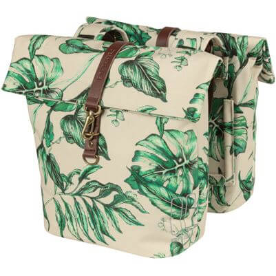 Basil fietstas dubbel Ever-Green sandshell beige 28-32L - AE-trading
