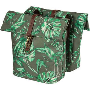 Basil fietstas dubbel Ever-Green thyme groen 28-32L - AE-trading