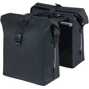 Basil fietstas dubbel SoHo Nordlight MIK night zwart 41L - AE-trading