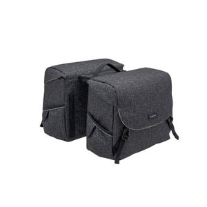 New Looxs fietstas dubbel Mondi Joy Ivy black Racktime 38L - AE-trading