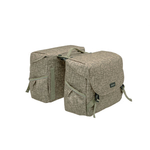 New Looxs fietstas dubbel Mondi Joy Ivy walnut MIK 38L - AE-trading