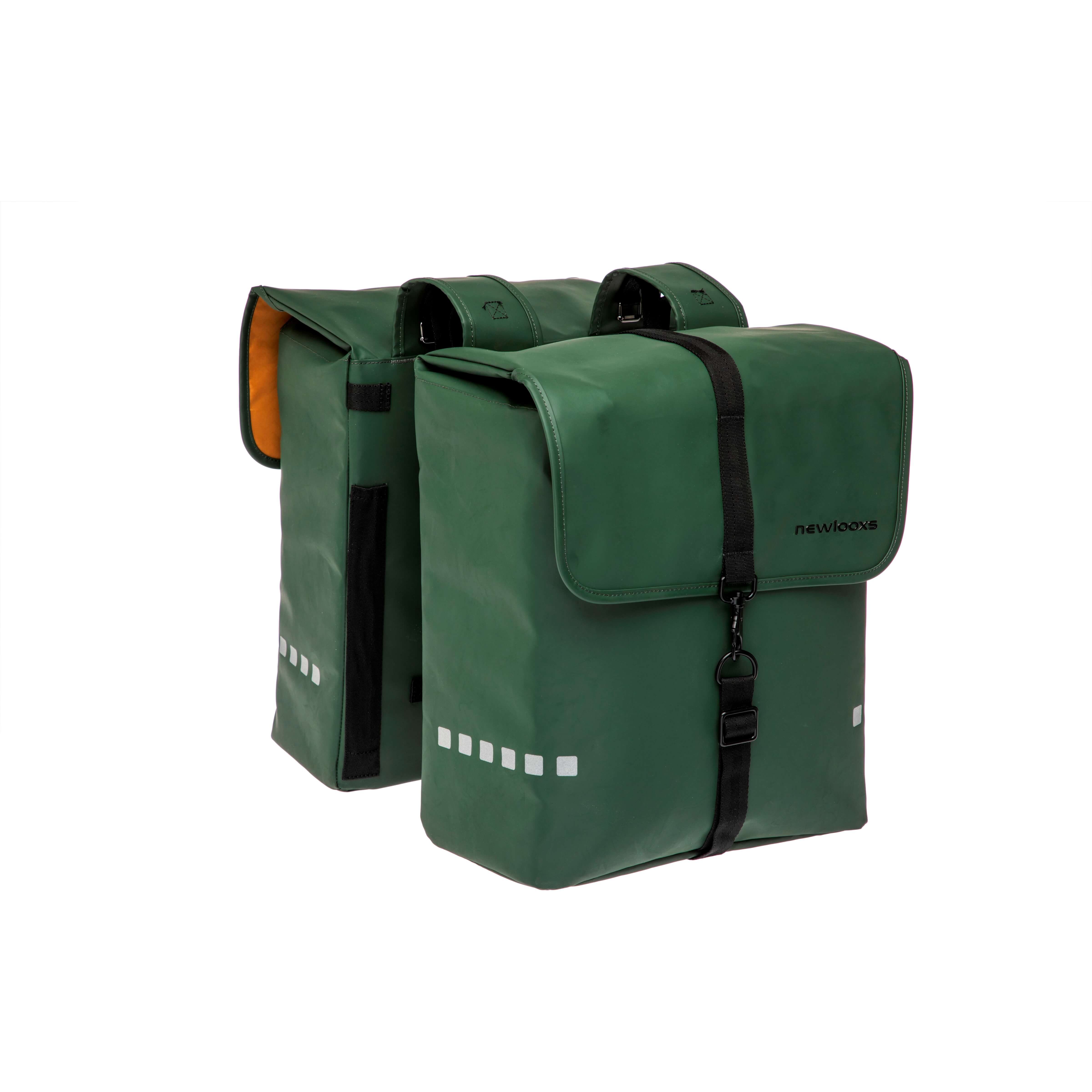 New Looxs fietstas dubbel Odense green 39L - AE-trading