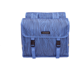 New Looxs fietstas dubbel Fiori Alma blue 30L - AE-trading