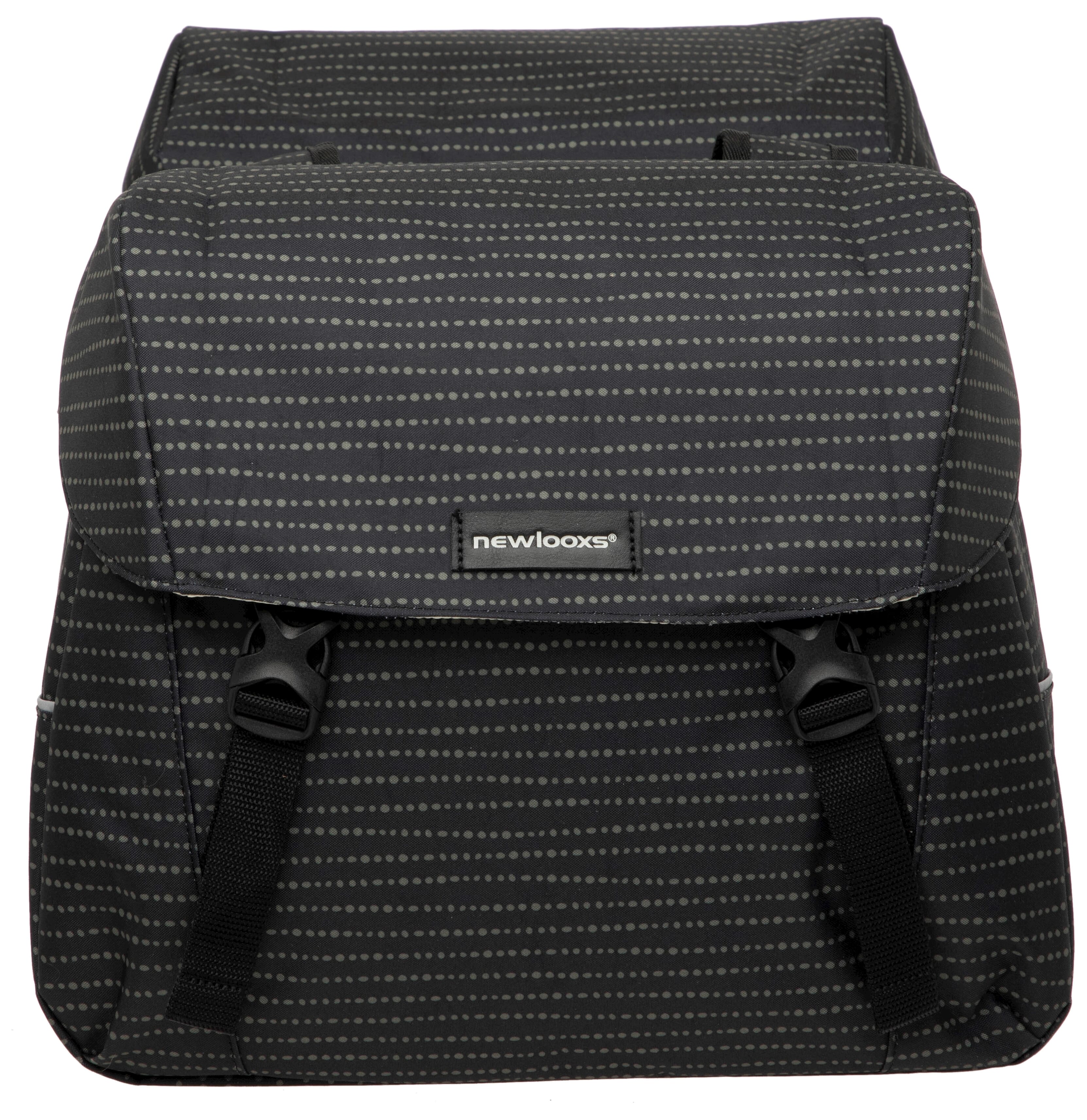 New Looxs fietstas dubbel Joli nomi black 37L - AE-trading
