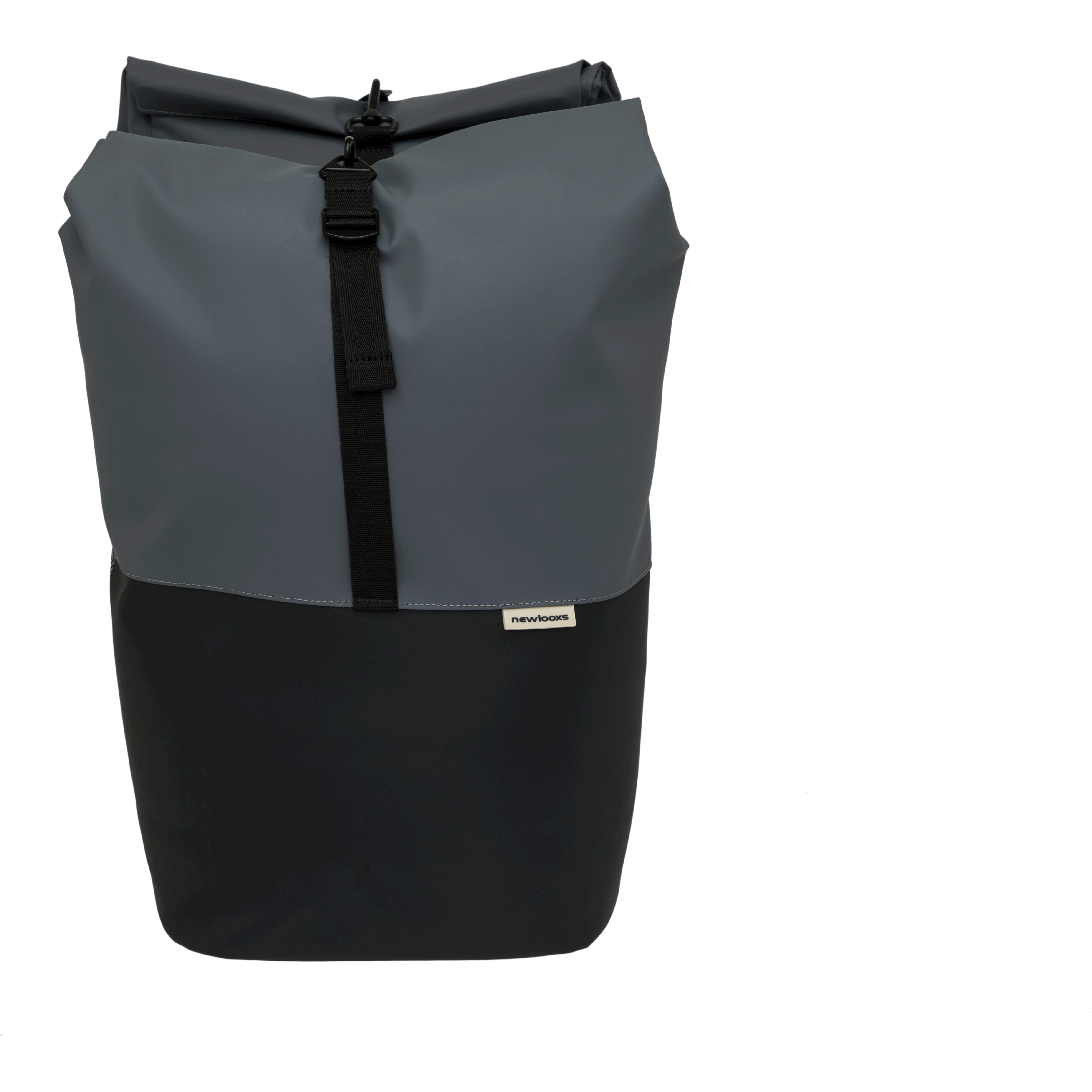 New Looxs fietstas dubbel Nyborg donkergrijs/zwart 34L - AE-trading