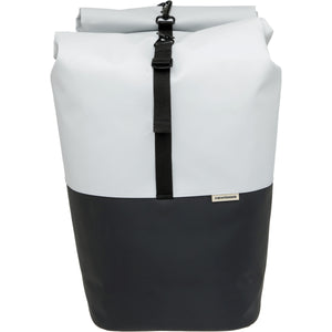 New Looxs fietstas dubbel Nyborg lichtgrijs/zwart 34L - AE-trading