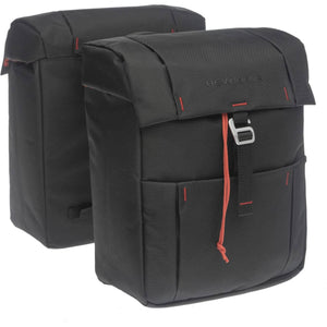 New Looxs fietstas dubbel Vigo black 37L - AE-trading