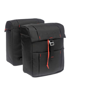 New Looxs fietstas dubbel Vigo black AVS 37L - AE-trading