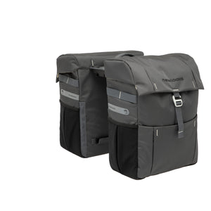 New Looxs fietstas dubbel Vigo grey Racktime 37L - AE-trading
