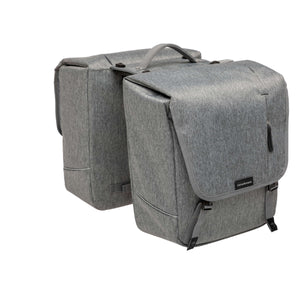 New Looxs fietstas dubbel Nova grey MIK 32L - AE-trading