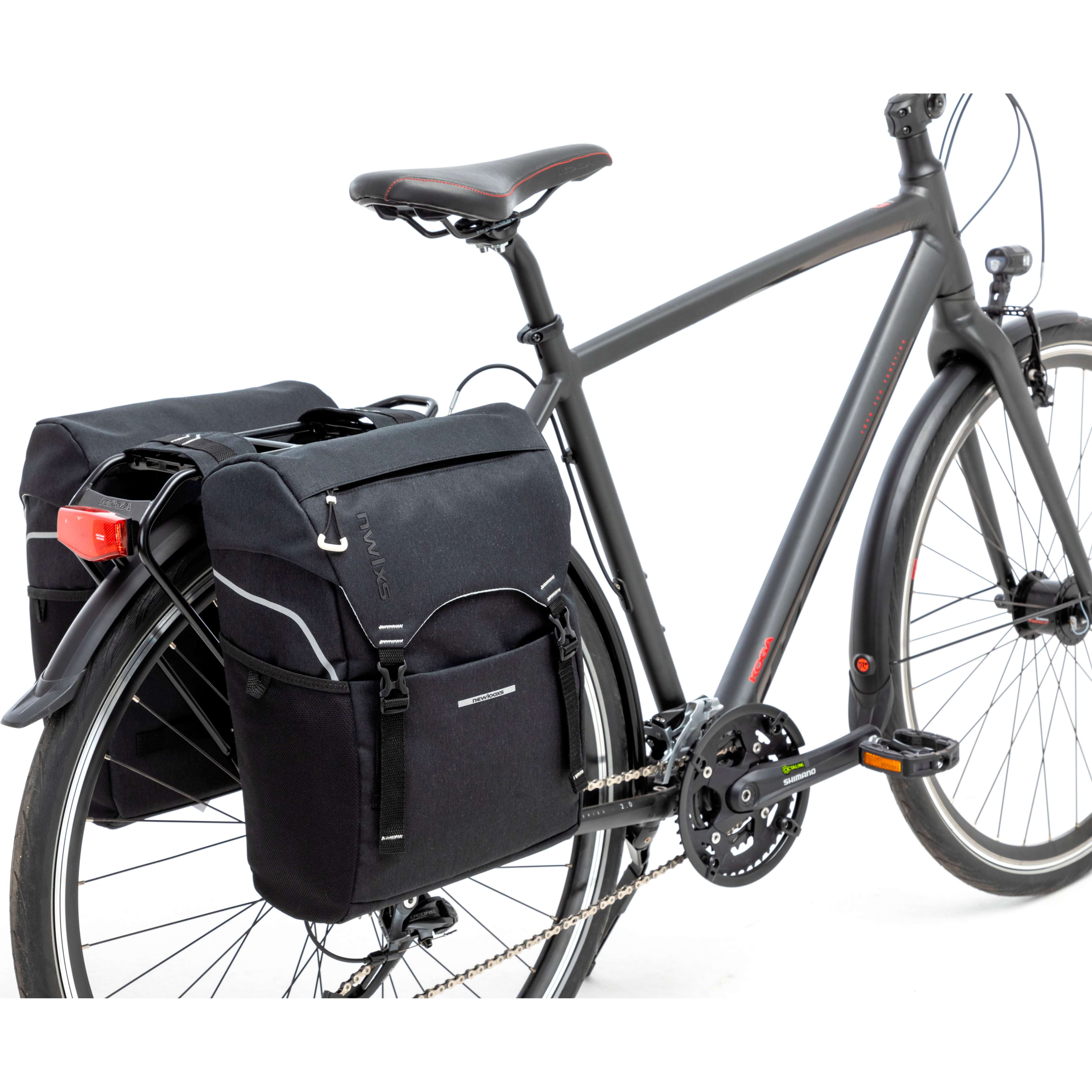 New Looxs fietstas dubbel Sports zwart 32L AE-trading