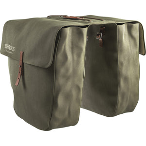 Brooks fietstas dubbel Brick Lane Panniers Sage Green 30L - AE-trading
