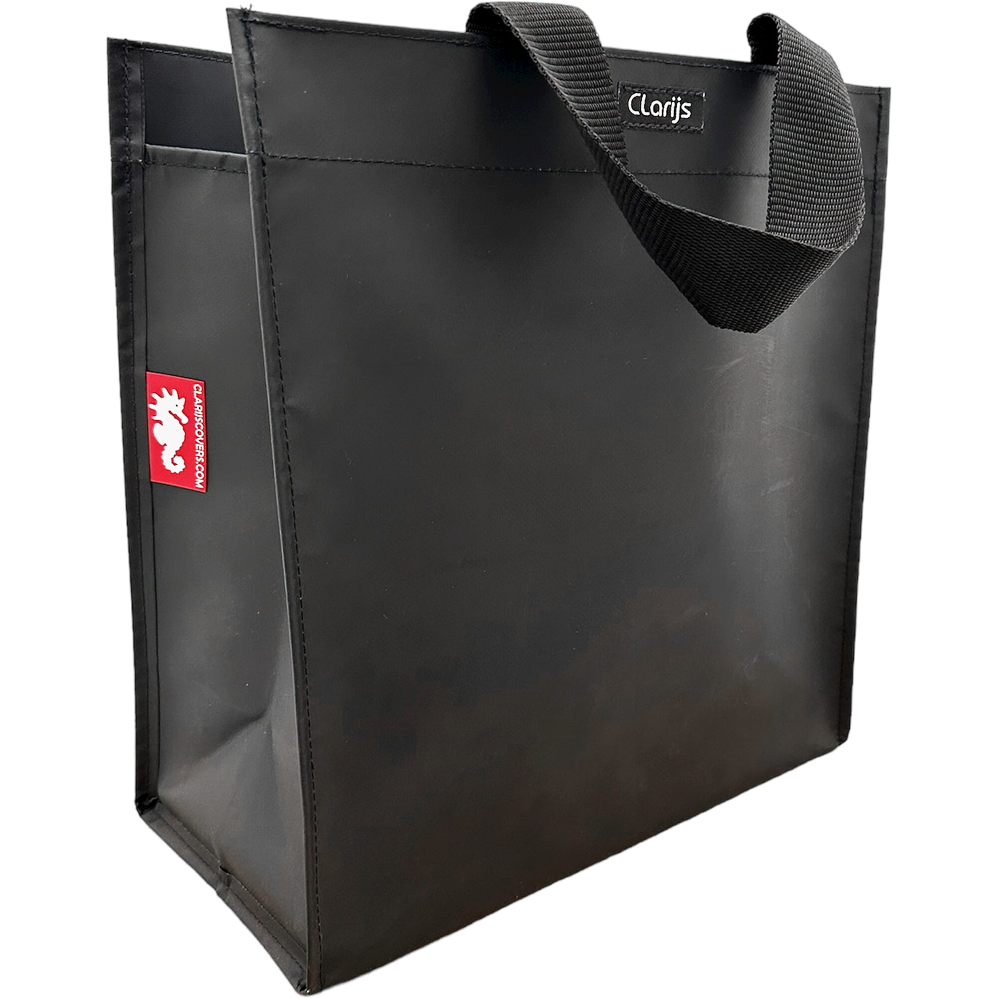 Clarijs shoppertas PVC 23L matt zwart - AE-trading
