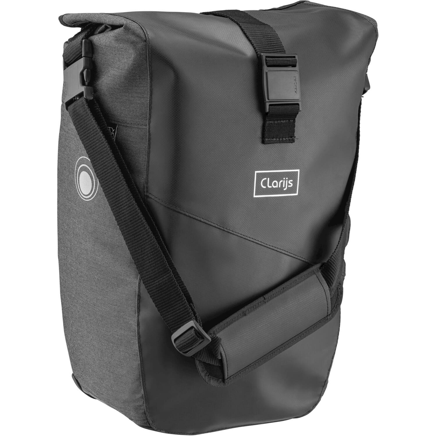 Clarijs fietstas solobag 24L zwart-grijs AE-trading