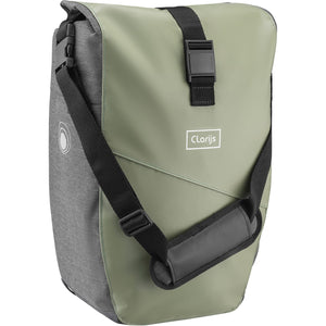 Clarijs fietstas solobag 24L olijf-grijs - AE-trading