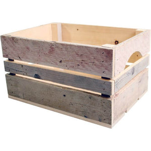 Fietskrat B7 steigerhout 40x30x24cm - AE-trading