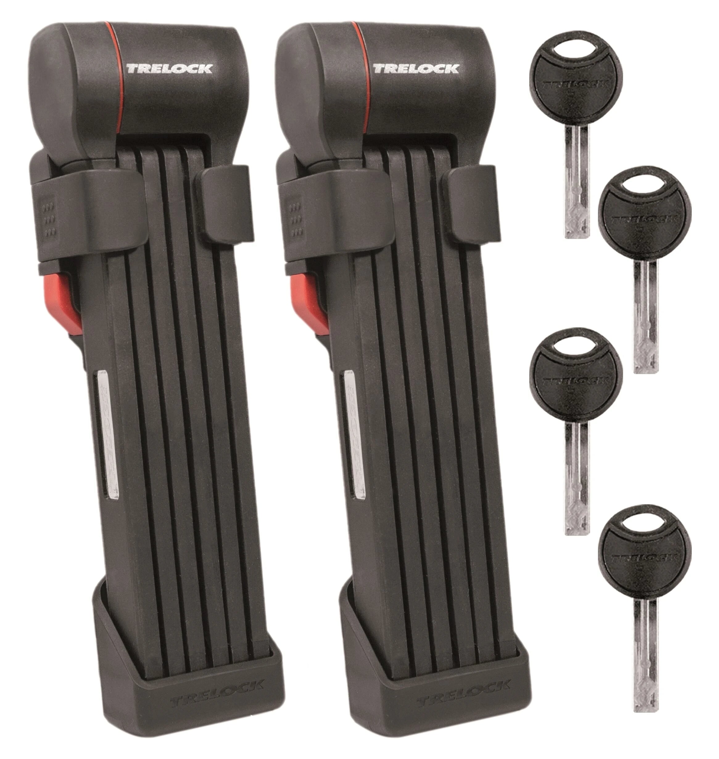Trelock vouwslot set 2x FS 480 Cops ZF 480 X-Press Twin 100 - AE-trading