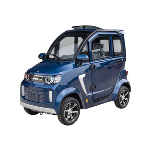 TTZ Electric invalidevoertuig 2.0 - Blauw - Elektrische invalide wagen rijbewijs vrij - 45 km/u - Canta auto - AE-trading