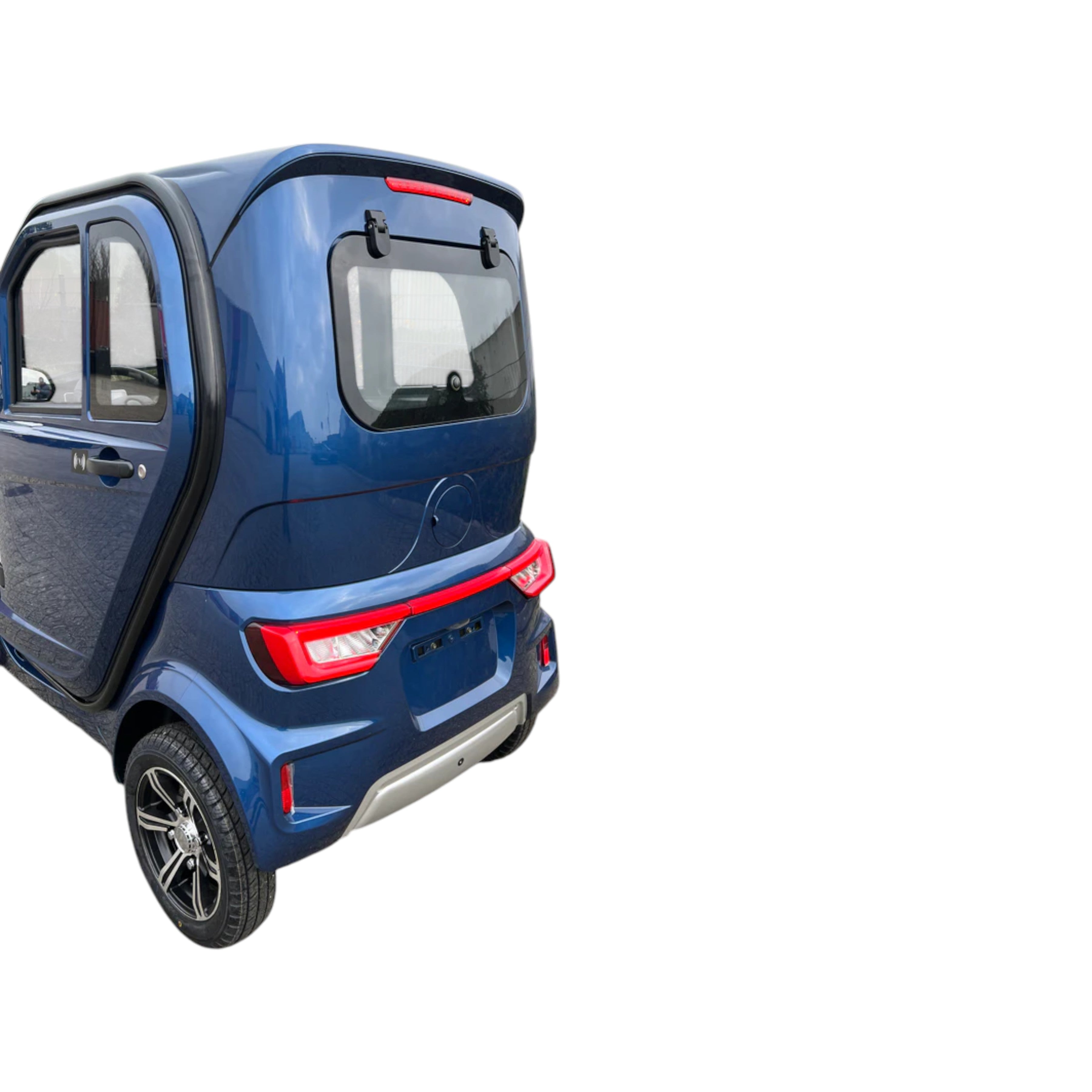 TTZ Electric invalidevoertuig 2.0 - Blauw - Elektrische invalide wagen rijbewijs vrij - 45 km/u - Canta auto - AE-trading