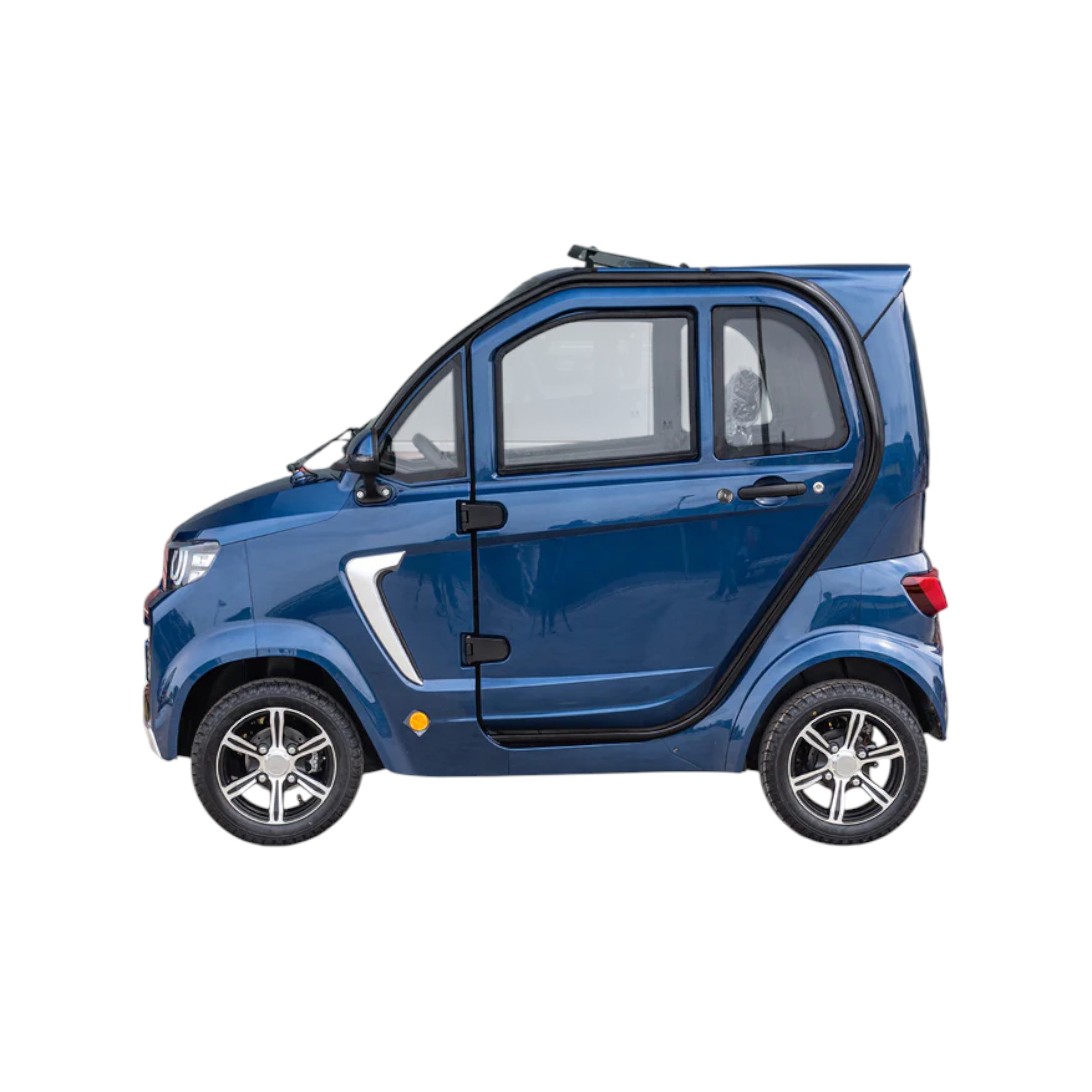 TTZ Electric invalidevoertuig 2.0 - Blauw - Elektrische invalide wagen rijbewijs vrij - 45 km/u - Canta auto - AE-trading
