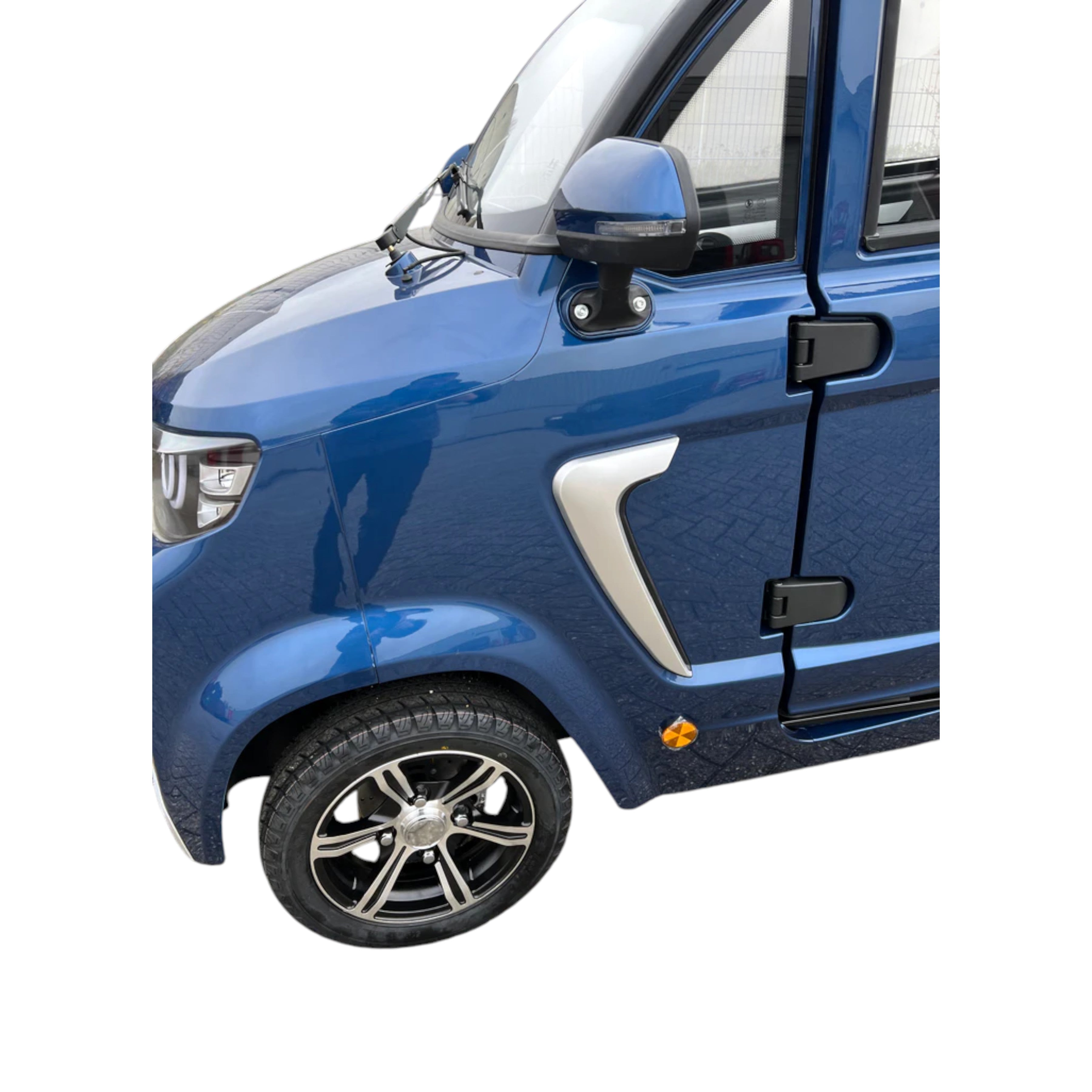 TTZ Electric invalidevoertuig 2.0 - Blauw - Elektrische invalide wagen rijbewijs vrij - 45 km/u - Canta auto - AE-trading