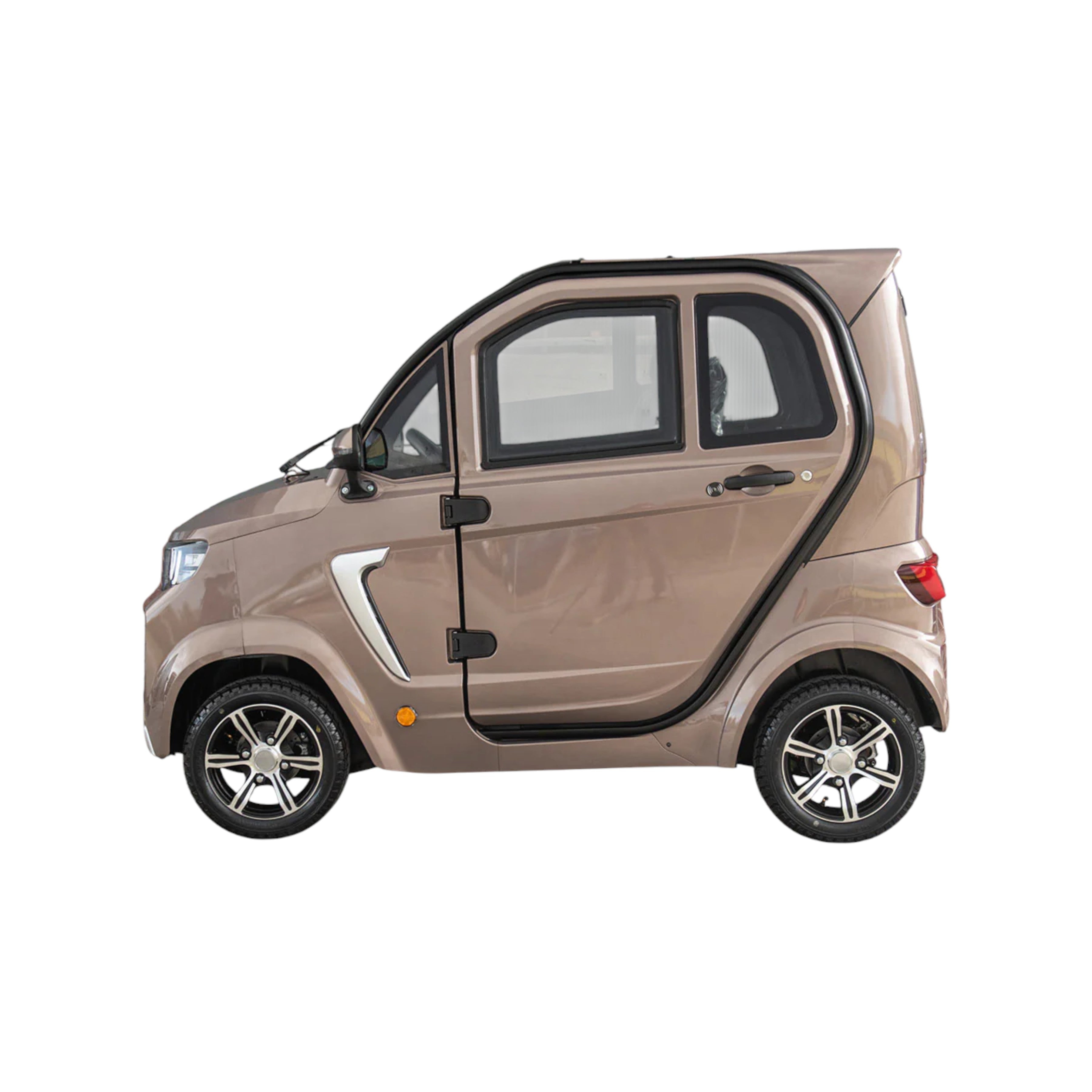 TTZ Electric invalidevoertuig 2.0 - Bronzer - Elektrische invalide wagen rijbewijs vrij - 45 km/u - Canta auto - AE-trading