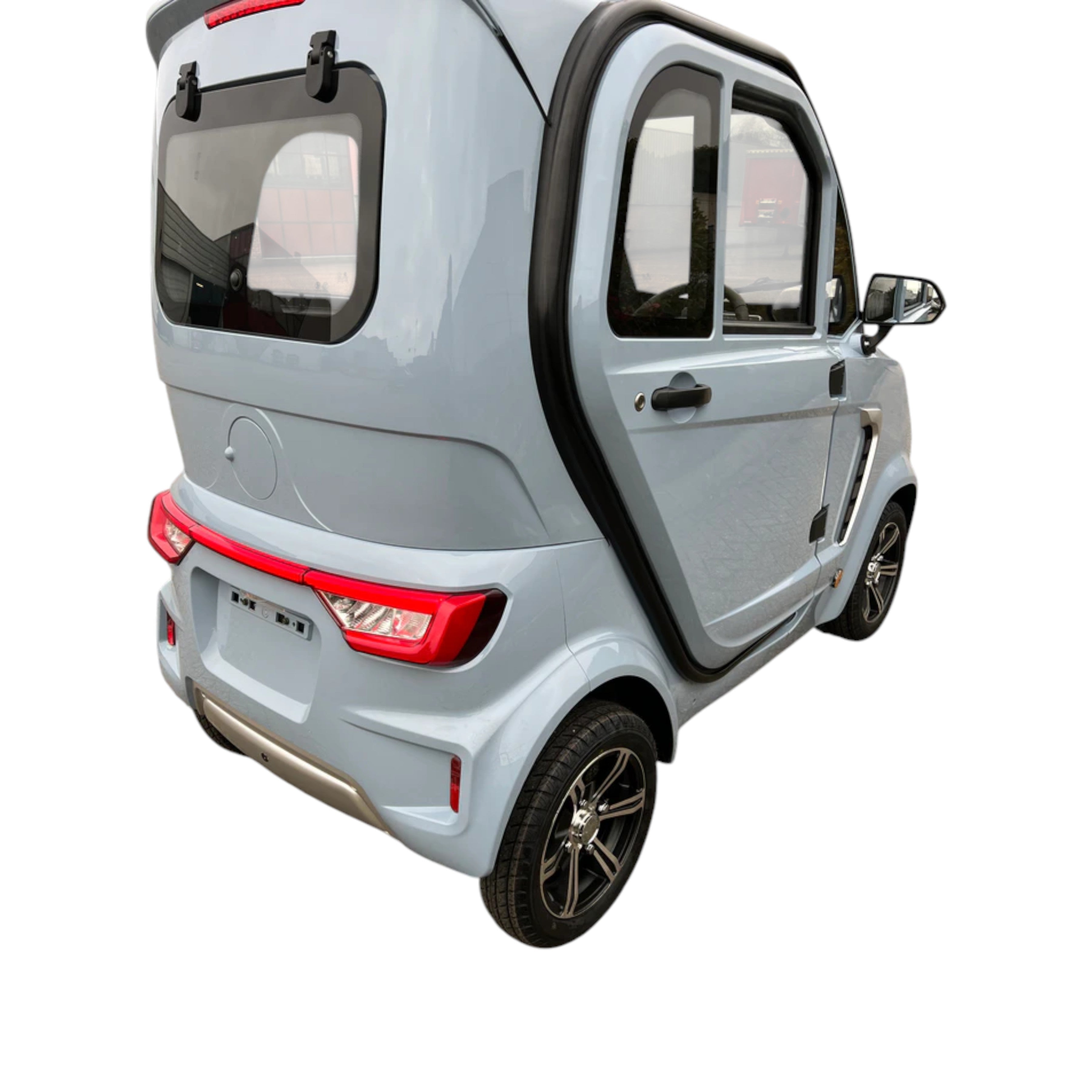 TTZ Electric invalidevoertuig 2.0 - Grijs - Elektrische invalide wagen rijbewijs vrij - 45 km/u - Canta auto - AE-trading