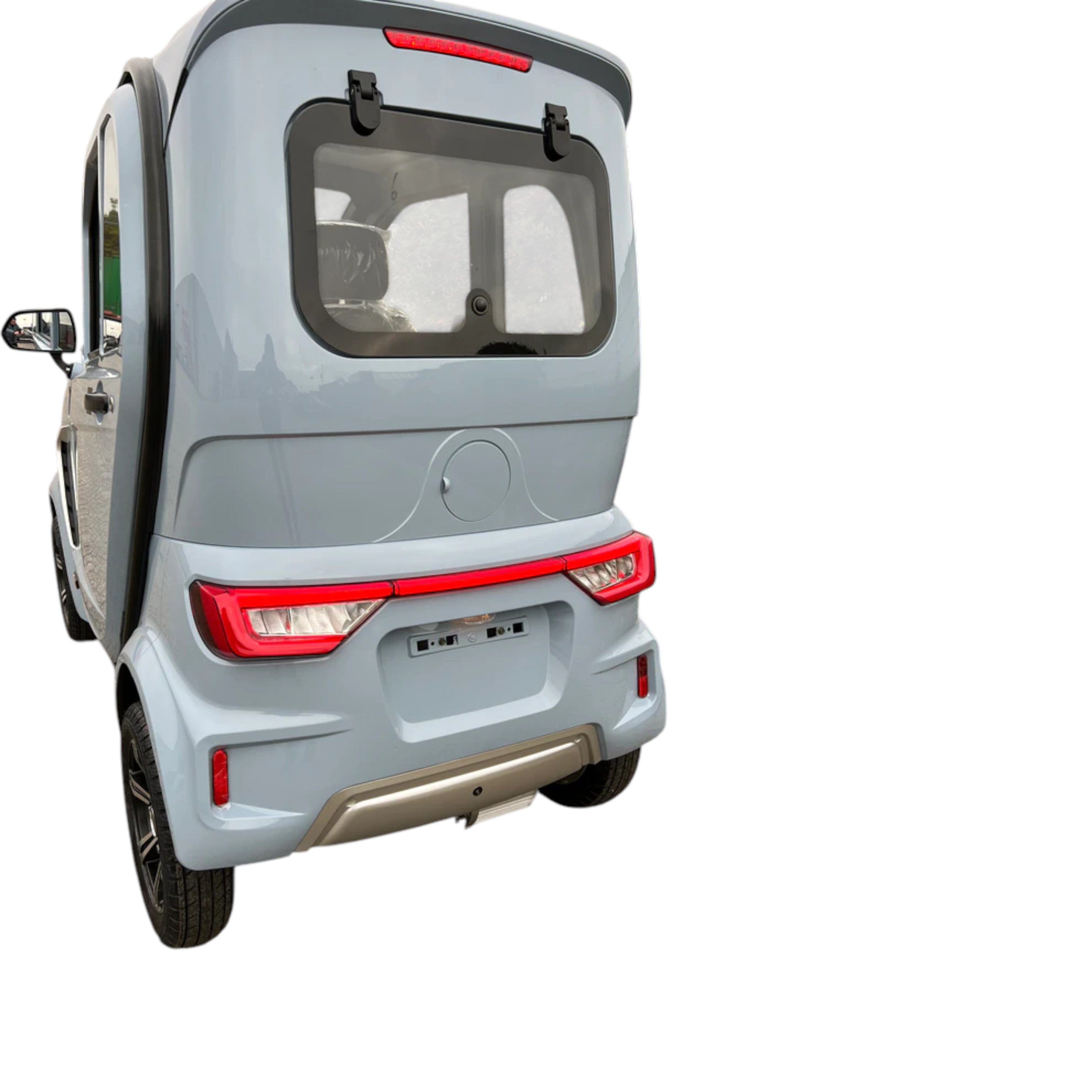 TTZ Electric invalidevoertuig 2.0 - Grijs - Elektrische invalide wagen rijbewijs vrij - 45 km/u - Canta auto - AE-trading