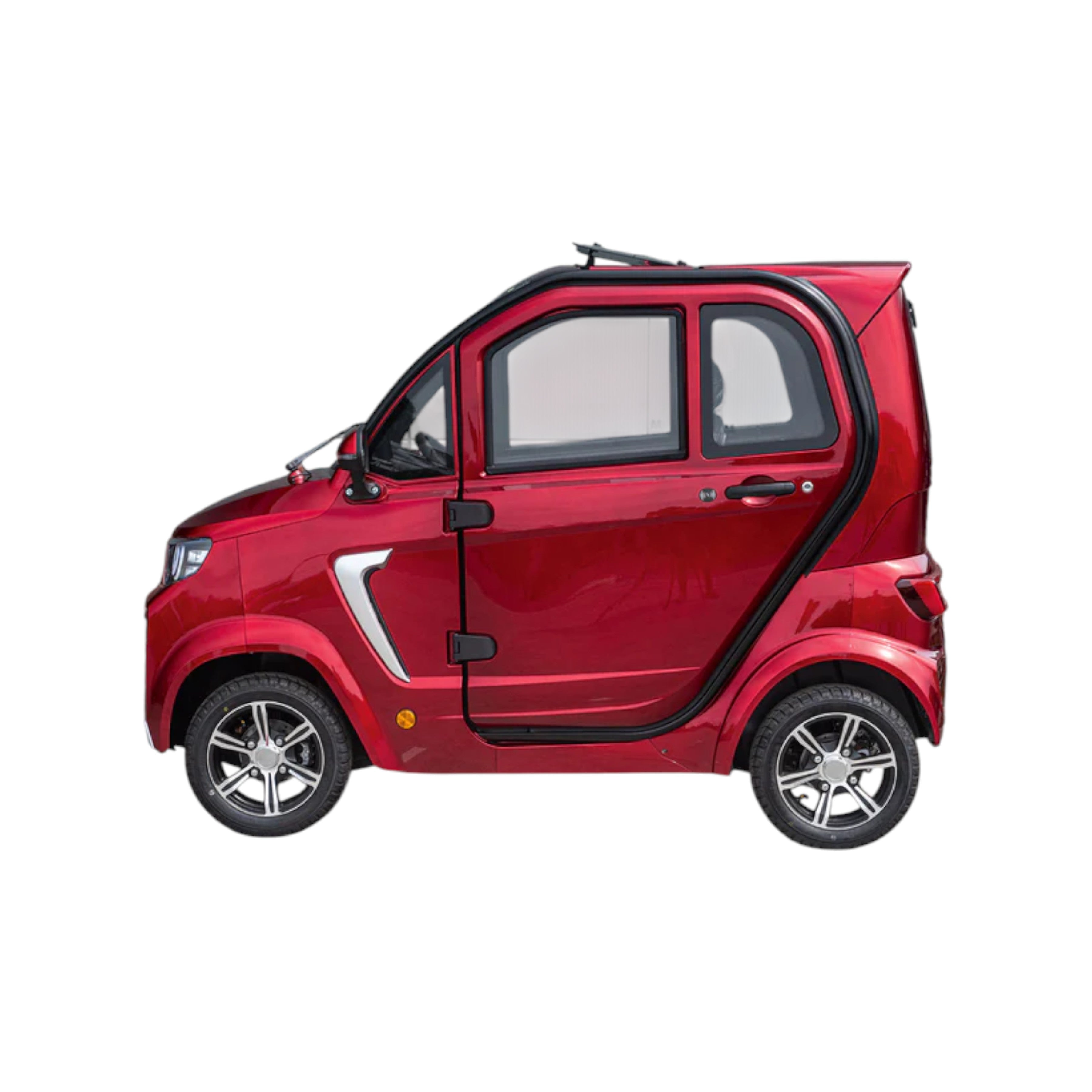 TTZ Electric invalidevoertuig 2.0 - Rood - Elektrische invalide wagen rijbewijs vrij - 45 km/u - Canta auto - AE-trading