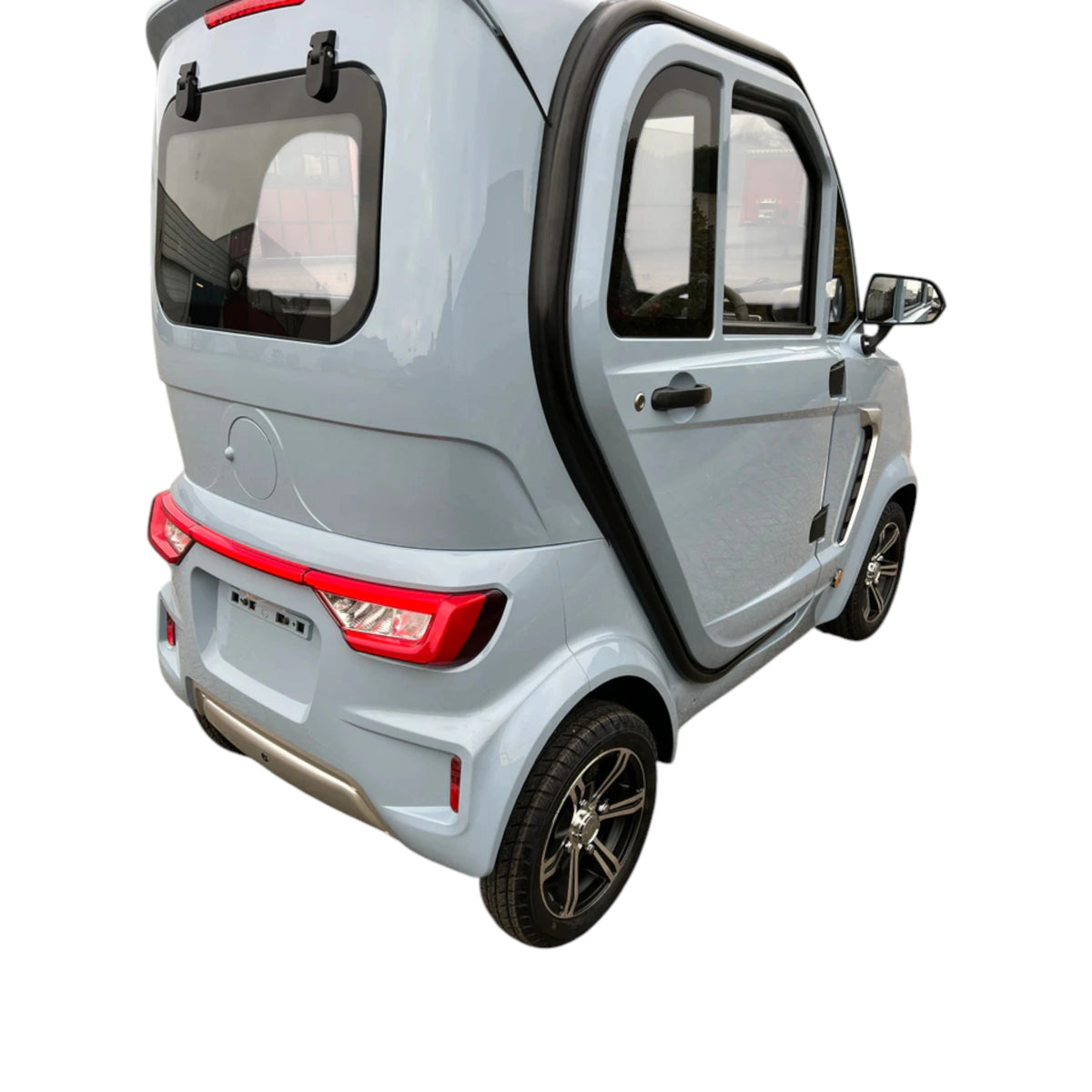 TTZ Electric invalidevoertuig 2.0 - Grijs - Elektrische invalide wagen rijbewijs vrij - 45 km/u - Canta auto - AE-trading